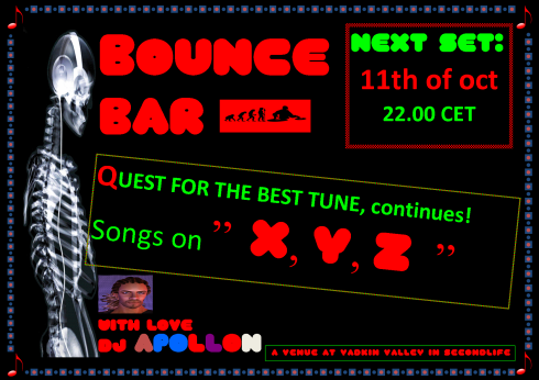 Bounce Bar - 20131011 - Songs on XYZ
