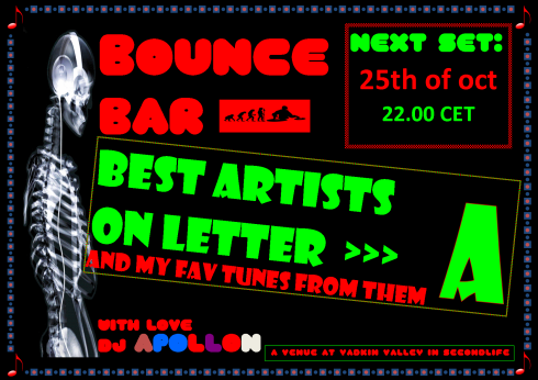 Bounce Bar - 20131025 - Artists on A
